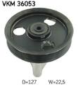Original SKF Umlenk-/Führungsrolle Keilrippenriemen VKM 36053 für Dacia Nissan
