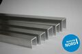100 cm Aluminium U-Profil aus AlMgSi0,5 Alu Aluprofil U Profil Schiene C-Profil