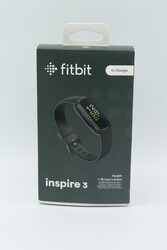 Fitbit Inspire 3 Aktivitäts-Tracker Black Fitness Armband Sport Smart