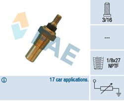 Kühlmittel Wasser Temperatur Sensor FAE 32040 für GBP FIESTA MONDEO FORD GBG BNP