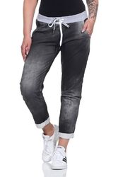 Damen Hose Sweatpants Jogginghose Baumwolle Freizeithose Onesize 36-42 Model 28