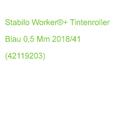 Stabilo Worker+ Tintenroller Orange 0,5 Mm, Schreibfarbe: Blau, 1 St. 2018/41 (4
