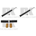 2x NK STOßDÄMPFER + PROTECTION KIT HINTEN passend für BMW 3er E36+E46