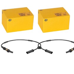 2X HELLA ABS-SENSOR RADDREHZAHL HINTEN BEIDSEITIG passend für BMW X3 X4