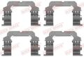Quick Brake 109-1738 Zubehörsatz, Scheibenbremsbelag passend für NISSAN