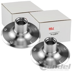2X NTY RADNABE HINTEN BEIDSEITIG PASSEND FÜR BMW 1 3 X1