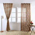 2x Vorhang Gardinen Voile Stores Transparent Vorhänge mit Ösen Kräuselband Neu