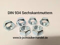 DIN 934 - 8 Sechskantmuttern Linksgewinde verzinkt M5 M6 M8 M10 M12 M16 M20- M36