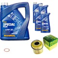 MANN-FILTER Ölfilter MANNOL 9 L 10W-30 Special Plus für Renault Espace