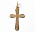 Religiöser Anhänger Kreuz 8 Karat 333 Gold 1,29 g Gelbgold Kreuzanhänger