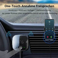 1XBluetooth-5.0 FM Transmitter Auto Radio Adapter Freisprecheinrichtung KFZ Kit