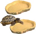 2 Stücke Wasserschale Terrarium Schildkröten Zubehör Reptilien Wasserschale Neu 