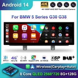14,9" Android 14 Autoradio für BMW 5series G30 G31 EVO 8G+128G 8Core GPS CarPlay