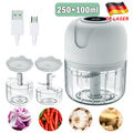 350ML Küche Elektrisch Zerkleinerer Mini Knoblauchhacker Obst Zwiebelschneider