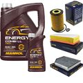 Ölwechsel Set 6L MANNOL Energy Combi LL 5W-30 Motoröl + SCT Filter KIT 10195432