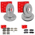 TRW BREMSSCHEIBEN + BELÄGE VORNE + HINTEN passend für MAZDA CX-5 KE GH