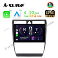 Carplay 2+64G Android 14 Autoradio WiFi GPS Navi DSP 1DIN für Audi A6 S6 RS6 C5