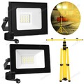 10W-100W LED Fluter Baustrahler Strahler Scheinwerfer Flutlicht Mit/Nein Stativ