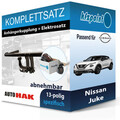AUTO HAK Anhängekupplung abnehmbar und CONWYS E-Satz 13polig für Nissan Juke 19-