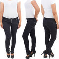 Damen Skinny Jeans Jeanshose Hüftjeans Röhrenjeans Stretchjean Slim Fit Hose