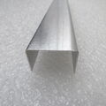 Alu Profil Stärke 0,8mm U-Profil Aluminium U-Schiene Kantenschutz Aluprofil
