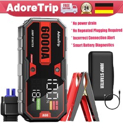 6000A Auto Starthilfe Jump Starter Ladegerät 12V KFZ Booster Powerbank Supersafe