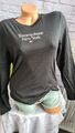 Tommy Jeans Shirt T-Shirt schwarz mit Logo Langarm Damen Gr. XL (7 351)  NEU