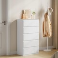 Kommode mit 5 Schubladen Sideboard Weiß Anrichte Schubladenschrank modern Möbel