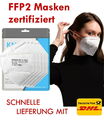 1 - 500 x FFP2 Masken Mundschutz Atemschutzmaske 5 lagig zertifiziert Weiß