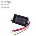 Voltmeter-Amperemeter New 1*Red And Blue DC+0-100V 10A/50A/100A Digital-LED