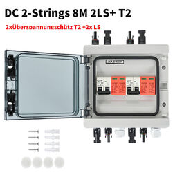1/2/3/4-Strings Anschlusskasten Photovoltaik PV Solar Überspannungsschutz DC AC