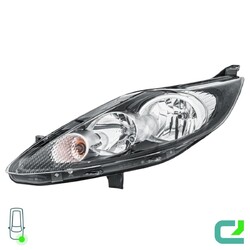 Hauptscheinwerfer links Halogen W5W HELLA für Ford Fiesta VI (CB1, CCN)