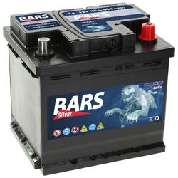 BARS 12V 55Ah 490A/EN Autobatterie Top Angebot gefüllt u. geladen