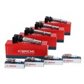 4x BREMI Zündspule + 4x BOSCH Zündkerze für VW GOLF 5 POLO 4 IBIZA FABIA 1.4 16V