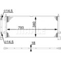 MAHLE AC 532 000S Kondensator Klimaanlage für VOLVO FH FH12 FH16 20555299 208389