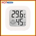 Mini Thermometer Digital LCD Temperature Humidity Meter Hygrometer (White)