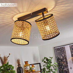Decken Lampe Lichteffekt Boho Style Ess Wohn Schlaf Raum Leuchte schwarz drehbar