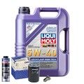 Motoröl 5W40 LIQUI MOLY High Tech 5L+MAHLE Ölfilter+Spülung+Ölablassschraube