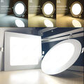 LED Einbaustrahler Spot Einbauleuchte Feuchtraum 230V Bad Deckenspots Flach DE