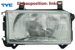 TYC 20-3294-08-2 Hauptscheinwerfer links Scheinwerfer Frontscheinwerfer für VW 