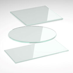 Glasplatte Klar Glas 6mm Tisch Tischplatte für Europalette oder Obstkiste✅ Lagerware  ✅ Viele Größen ✅ Kreis oder Rechteck