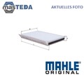 LA 71 INNENRAUMFILTER POLLENFILTER MAHLE ORIGINAL FÜR GINAF X-SERIES