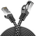 0,25m CAT7 Patchkabel Nylon Netzwerkkabel S/FTP PIMF RJ45 LAN DSL Netzwerk Kabel