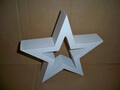 Stern Deko-Objekt Stern   schabby Chic Antik Finish H/B/T ca : 24x24,5x5 cm  