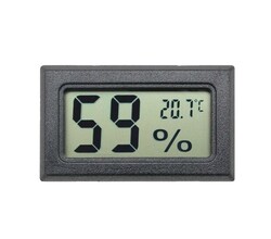 Mini Digital LCD Temperatur Innenraum Thermometer Hygrometer Luftfeuchtigkeit Messgerät Messgerät ~