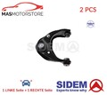 LINKS RECHTS QUERLENKER SATZ VORNE OBERE SIDEM 51370 2PCS H NEU OE QUALITÄT