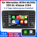 für Mercedes ML W164 7" DAB+ Auto Radio Navigation BT kabellos Applle Carplay