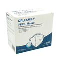 20x Dr. Family Faltbare FFP2 NR Maske CE 2163 Mundschutz Atemschutzmaske 