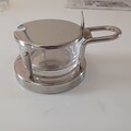 Alessi  Parmesandose Servierglas sotsass