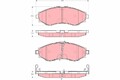TRW Bremsbelagsatz, Scheibenbremse GDB3345 für CHEVROLET DAEWOO